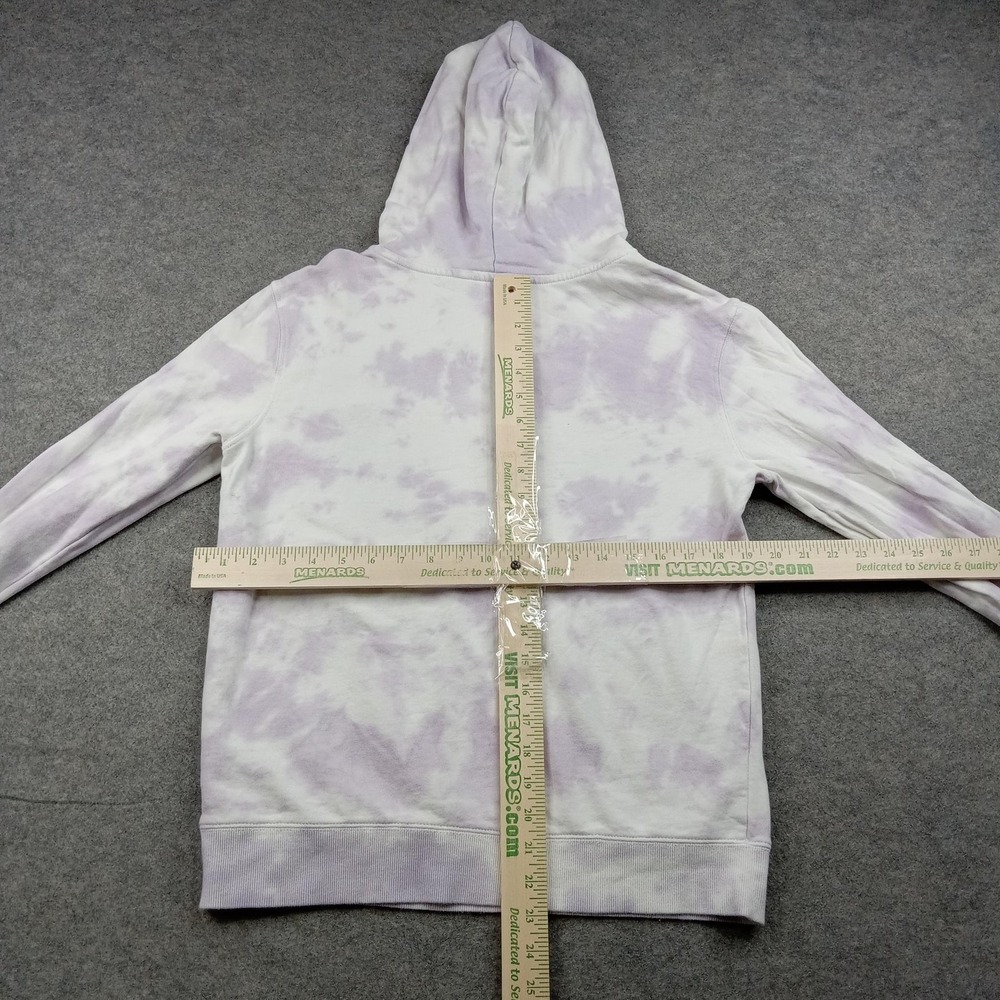 The Simpsons Hoodie Mens Small Tie Dye Lisa Simpson Fleece Pullover Sweatshirt - Picture 4 of 7